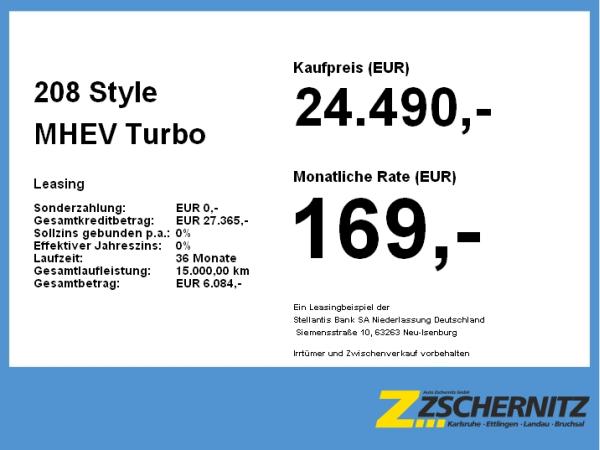 Peugeot 208 Style MHEV