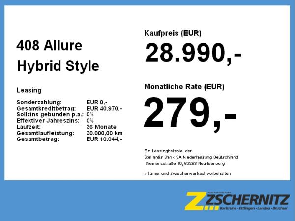 Peugeot 408 Allure Hybrid **Gewerbehammer**