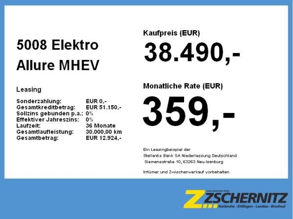 Peugeot 5008 Elektro Allure **Gewerbehammer**