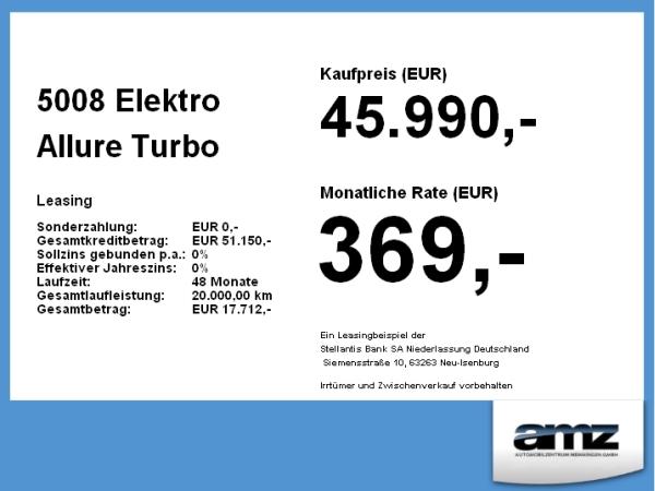 Peugeot 5008 Elektro Allure