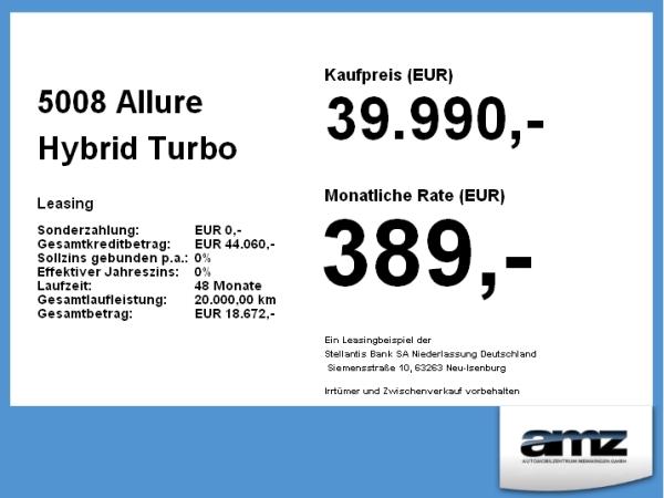 Peugeot 5008 Allure Hybrid