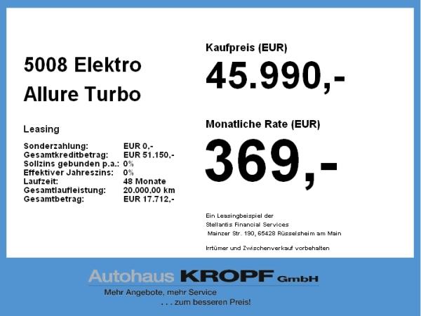 Peugeot 5008 Elektro Allure