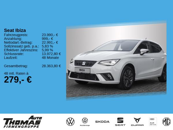 Seat Ibiza Road Edition 1.0 TSI 85 kW Tageszulassung