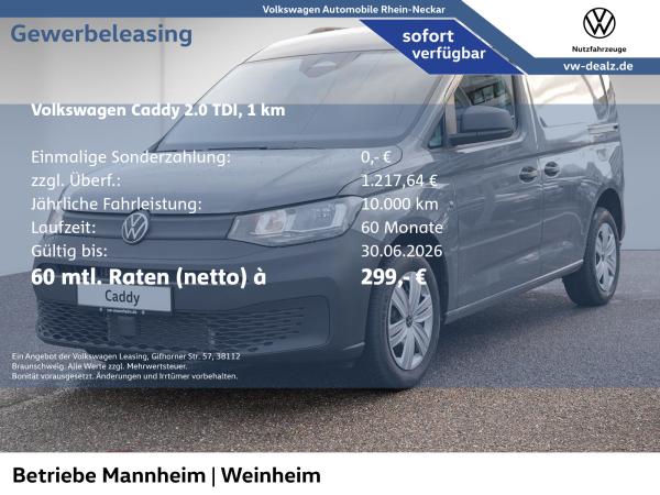 Volkswagen Caddy Flexible 5-Sitzer 2.0 TDI DSG Klima AHK