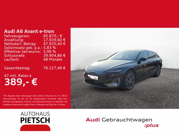 Audi A6 e-tron Avant performance 95kWh S line SHZ Kamera