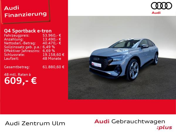 Audi Q4 e-tron Sportback 45 qu S-Line edition AHK PANO Audi Q4 e-tron Sportback 45 qu S-Line edition AHK PANO