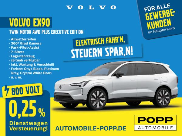 Volvo EX90 Plus Executive Edition / 0,25% Versteuerung