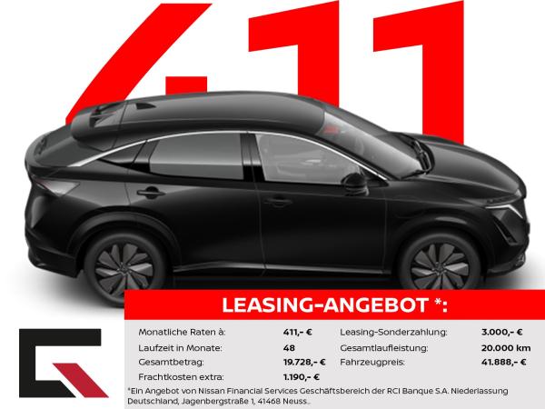 Nissan Ariya ADVANCE 63kWh Winter/360°/Navi/CCS/OBC