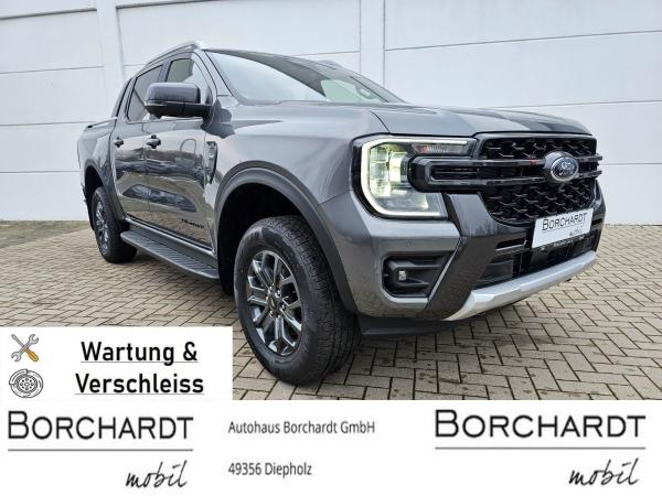 Ford Ranger Wildtrak*e-4WD*el.Rollo*ACC*360°Kamera**Wartung & Verschleiss*Techno46*AHK*