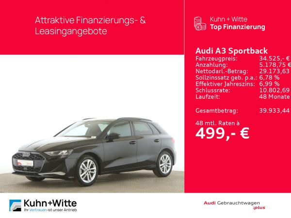 Audi A3 Sportback 30 TFSI advanced AHK+LED+RFK+SONOS