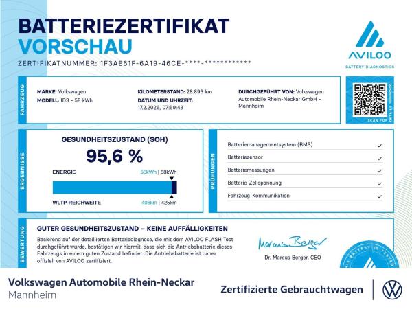 Volkswagen ID.3 Pro Navi Kamera Fahrschulfahrzeug mit Pedalerie LED uvm