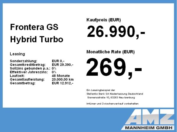 Opel Frontera GS Hybrid