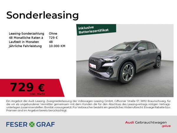 Audi Q4 e-tron S line 45 quattro AHK Pano Matrix 360°