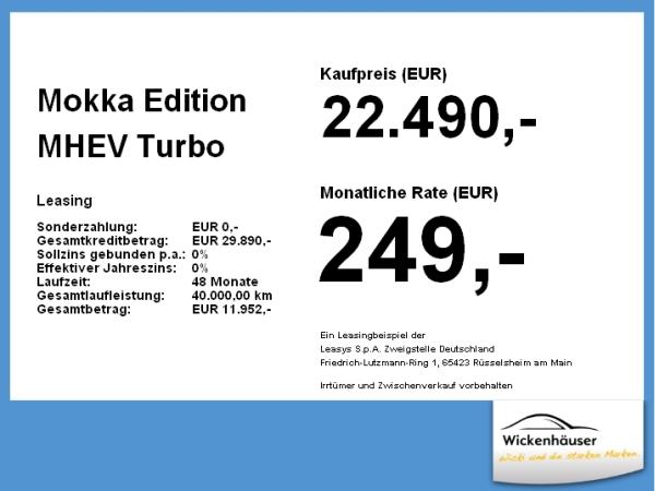 Opel Mokka Edition MHEV