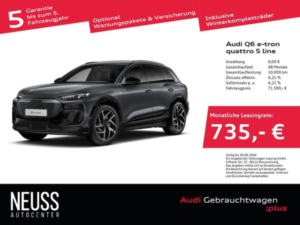 Audi Q6 e-tron quattro S line AHK+360°+PRO+ACC+MATRIX+HPC