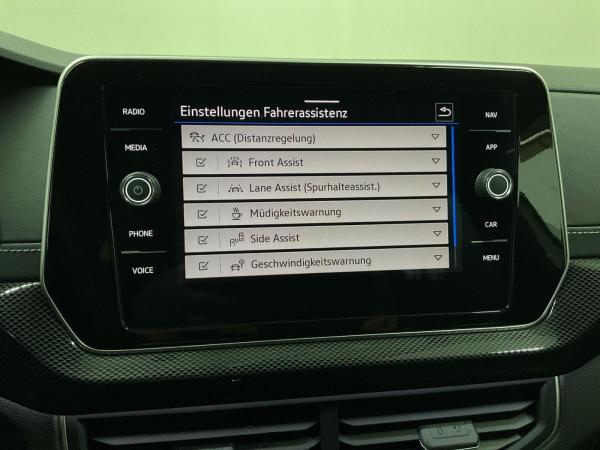 Volkswagen T-Cross R-LINE BLACK STYLE 1.5TSI DSG ACC.AHK.NAVI+VC.2xPDC.LED.APP-C.SHZ