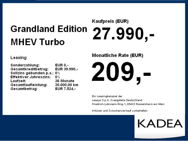 Opel Grandland Edition MHEV