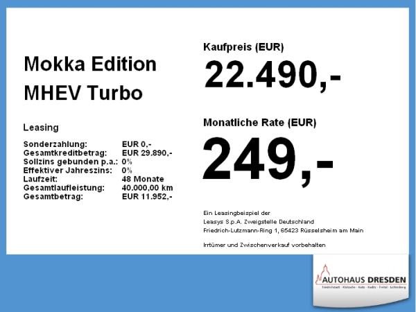 Opel Mokka Edition MHEV