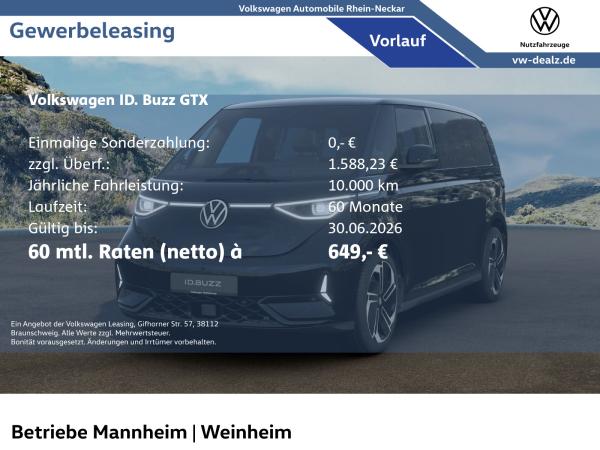 Volkswagen ID.Buzz GTX 4MOTION Klima,NAVI AHK PANO Volkswagen ID.Buzz GTX 4MOTION Klima,NAVI AHK PANO