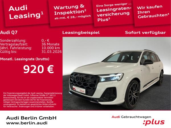 Audi Q7 S line TDI qu.tiptr. AHK MATRIX RFK NACHTS