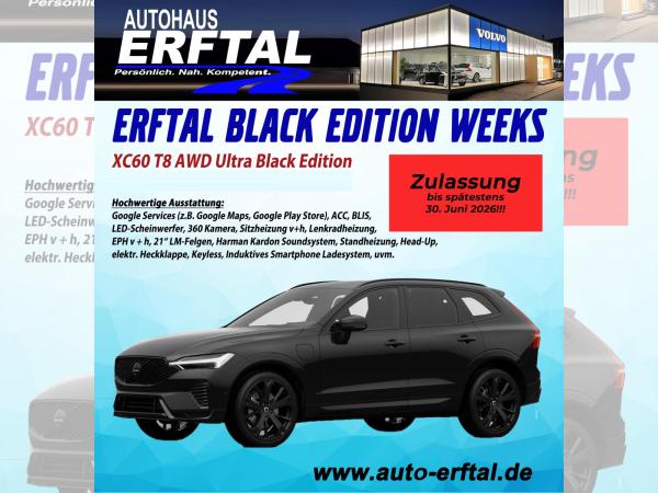 Volvo XC60 T8 AWD Ultra Black Edition LFW *Zulassungsaktion bis 30.06.26*