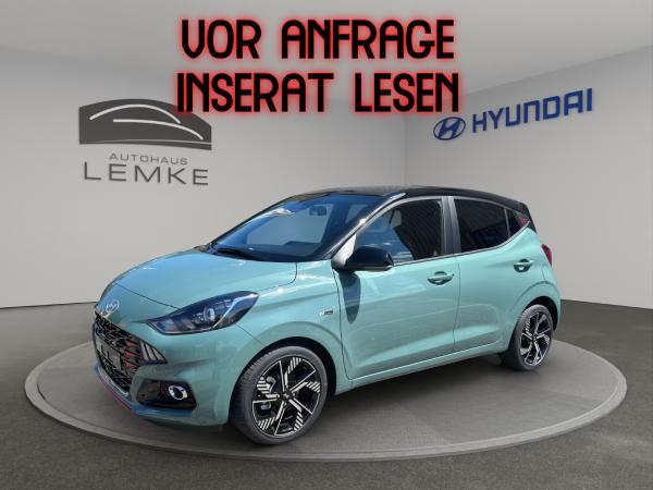 Hyundai i10 1.0 T-GDI N LINE + NAVI + DACHLACKIERUNG - SITZHZG.-PDC UVM