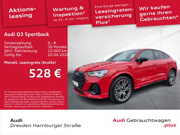 Audi Q3 Sportback S line 40 TDI quattro S tronic AHZV