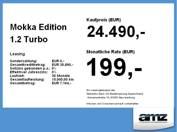 Opel Mokka Edition 1.2 Turbo