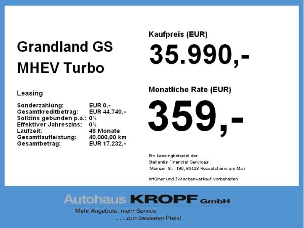 Opel Grandland GS MHEV **Gewerbehammer**