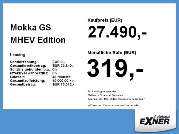 Opel Mokka GS MHEV **Gewerbehammer**