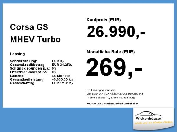 Opel Corsa GS MHEV **Gewerbehammer**