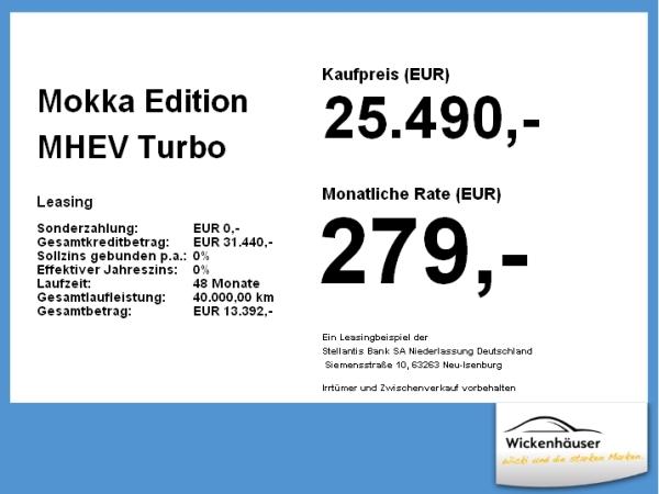 Opel Mokka Edition MHEV **Gewerbehammer**