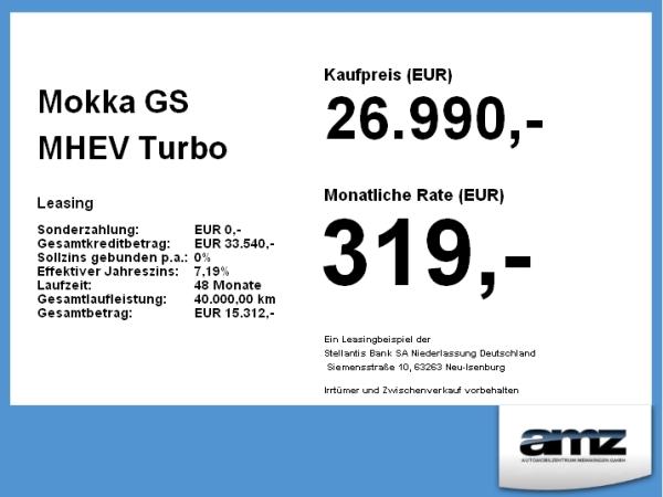 Opel Mokka GS MHEV **Gewerbehammer**