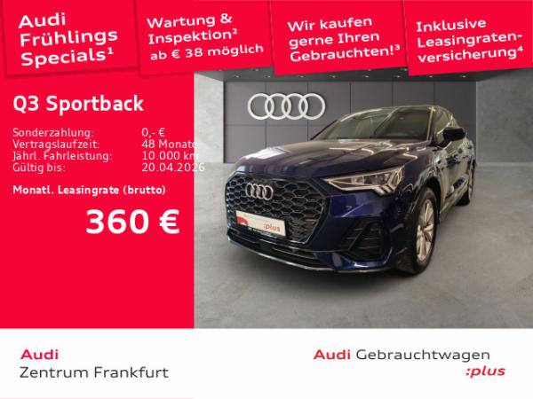 Audi Q3 Sportback 35 TFSI S tronic S line LED Navi DAB VC PDC Sitzheizung