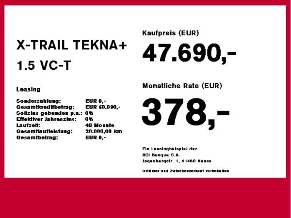 Nissan X-Trail X-TRAIL TEKNA+ 1.5 VC-T e-POWER e-4ORCE ACC+LED