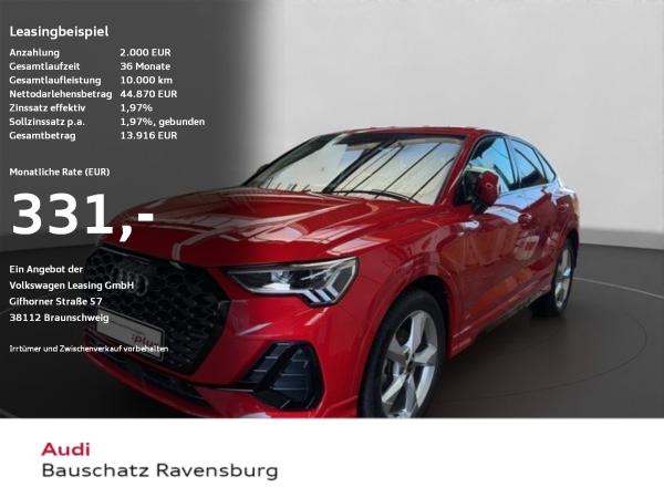 Audi Q3 Sportback 35 TDI S line *LEDER*SH*AHK*OPTIK* LED Navi SoundSys