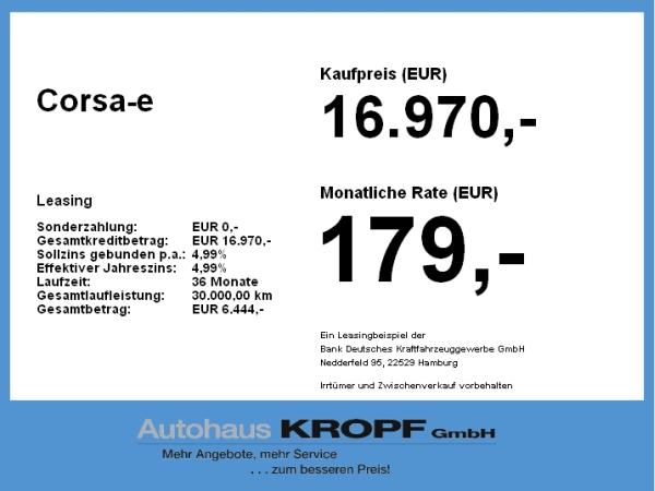 Opel Corsa-e Sitzheizung,Lenkradheizung,Parkpilot
