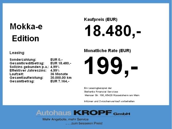 Opel Mokka-e Parkpilot,Sitzehizung,Tempomat,DAB+