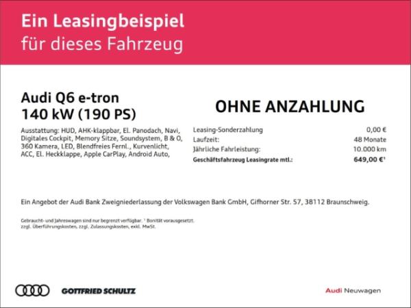 Audi Q6 e-tron SUV quattro (Velbert)