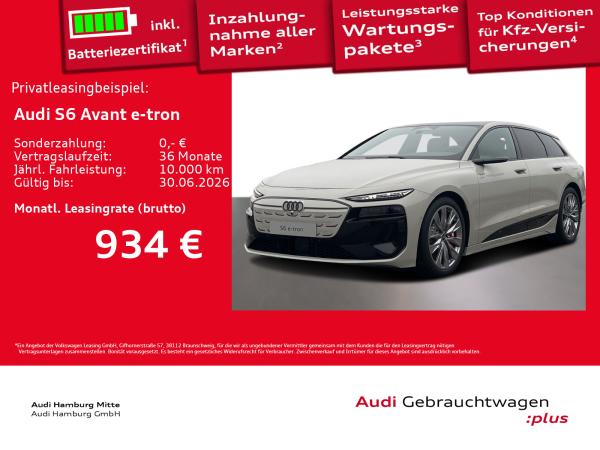 Audi S6 e-tron S6 Avant e-tron quattro AHK B&O Pano Head-Up Matrix