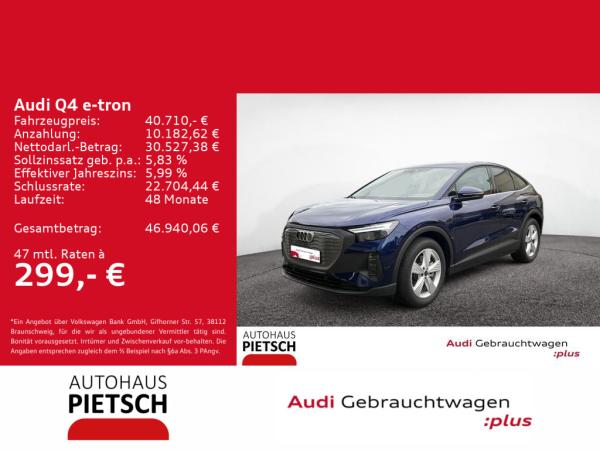 Audi Q4 e-tron Q4 Sportback e-tron 45 77KWh ACC Sportsitze Kamera