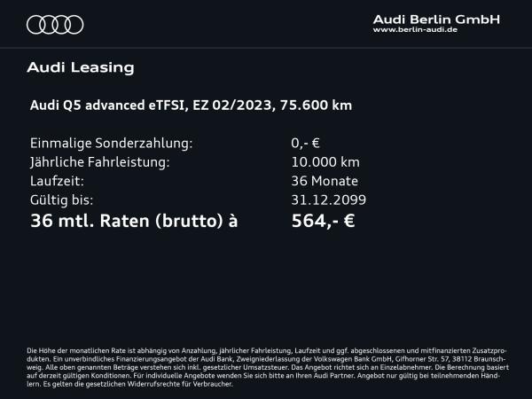 Audi Q5 50 TFSI e advanced qu.S tr. LED 360°K NAVI