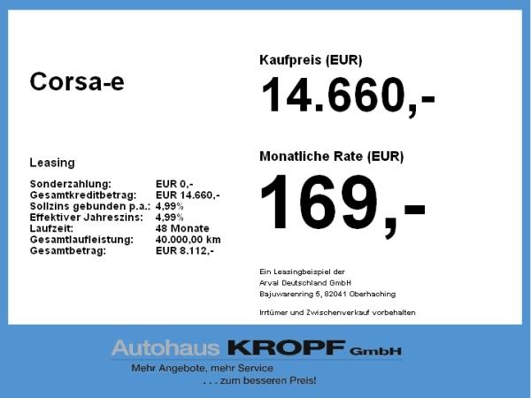 Opel Corsa-e Lenkradheizung,Parkpilot,Tempomat