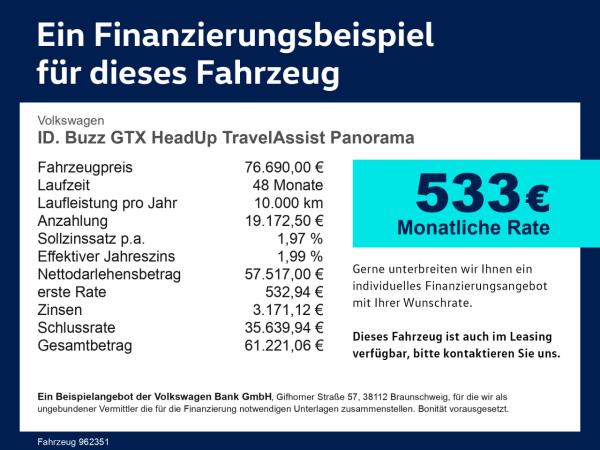 Volkswagen ID.Buzz ID. Buzz GTX HeadUp TravelAssist Panorama