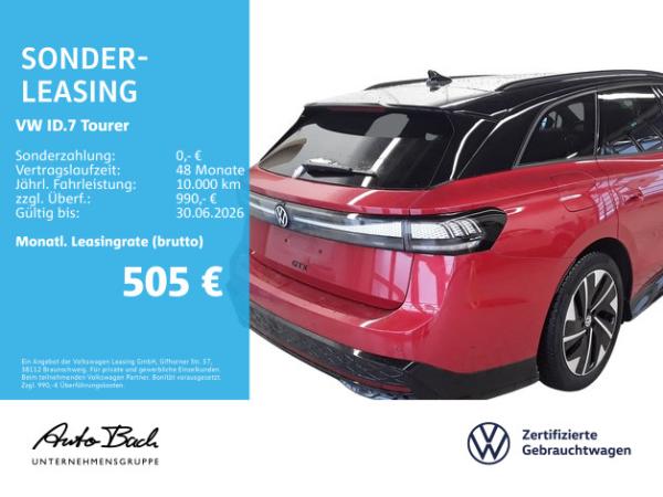 Volkswagen ID.7 Tourer GTX, Panoramadach, AHK, Navi, LED-Matrix, Area View, App-Connect