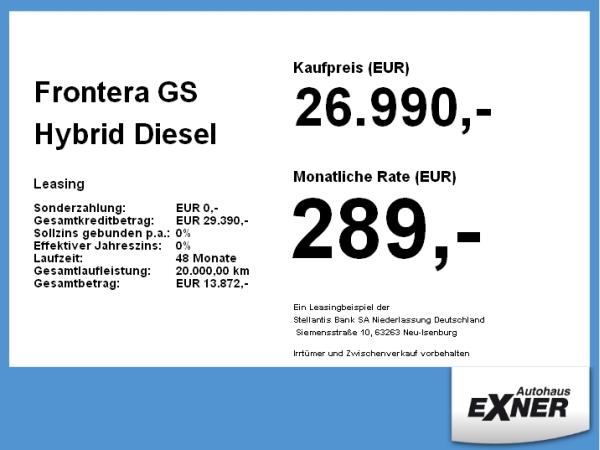 Opel Frontera GS Hybrid
