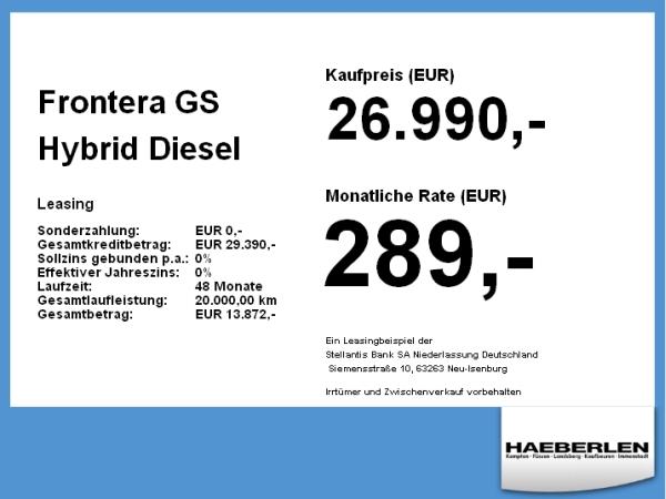 Opel Frontera GS Hybrid