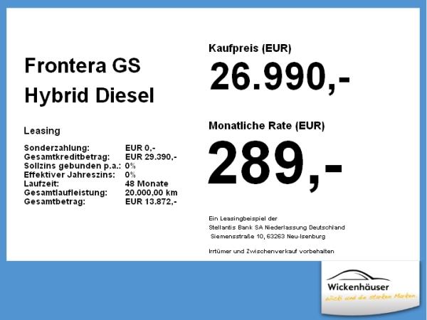 Opel Frontera GS Hybrid