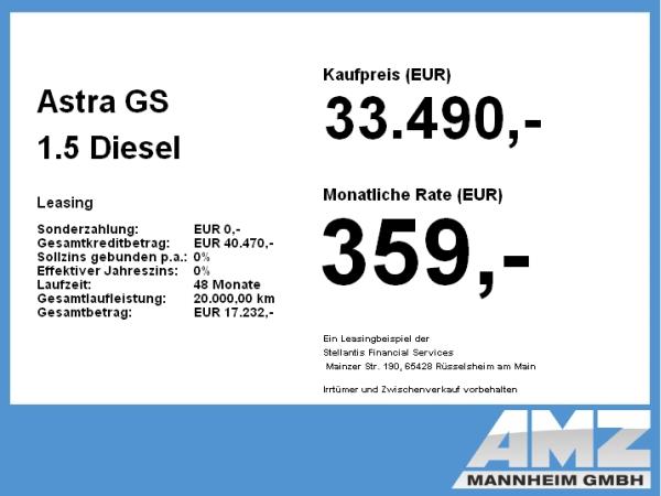 Opel Astra GS 1.5 Diesel