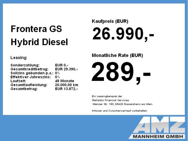 Opel Frontera GS Hybrid